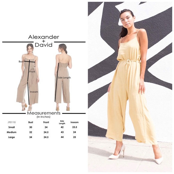 Alexander + David Linen Jumpsuit - Picture 5 of 6